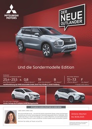 Mitsubishi Prospekt für Steinbach: "Mitsubishi Angebote", 8 Seiten, 22.03.2025 - 19.04.2025