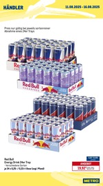Aktueller METRO Prospekt mit Red Bull, "Wochenangebote Händler", Seite 4