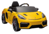 VOITURE ÉLECTRIQUE PORSCHE SPYDER 12 V LITHIUM JAUNE en promo chez JouéClub VOITURE ÉLECTRIQUE PORSCHE SPYDER 12 V LITHIUM JAUNE dans le catalogue JouéClub