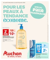 Prospectus Auchan Hypermarché à Nogent-sur-Oise, "POUR LES PEAUX À TENDANCE économe.", 8 pages de promos valables du 30/12/2024 au 20/01/2025