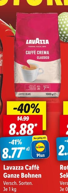 Kaffee von Lavazza Caffè im aktuellen Lidl Prospekt für €8.88