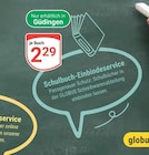 Schulbuch-Einbindeservice Angebote von Globus bei GLOBUS Saarbrücken