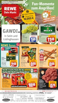 REWE Selm Prospekt der aktuellen Woche, gültig von 08.06.2026 bis 13.06.2026 Aktueller REWE Selm Prospekt "Dein Markt" mit 31 Seiten