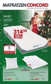 Aktueller Matratzen Concord Prospekt mit Bettdecke, "AUS LIEBE ZU GUTEM SCHLAF", Seite 1