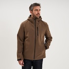 Blouson déperlant fourré à capuche vert kaki homme - La Halle Blouson déperlant fourré à capuche vert kaki homme à 39,99 € dans le catalogue La Halle