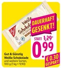 Aktuelle Schokolade Angebote bei E center in Ulm Aktuelles Weiße Schokolade Angebot bei E center in Ulm ab 0,99 €