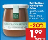 Aktuelles Pudding oder Grütze Angebot bei Netto Marken-Discount in Wuppertal ab 1,99 €
