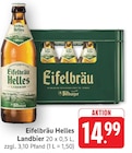 Aktuelle Bitburger Angebote bei EDEKA in Neuwied Aktuelles Eifelbräu Helles Landbier Angebot bei EDEKA in Neuwied ab 14,99 €