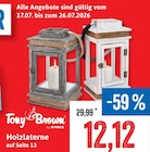 Holzlaterne bei Kaufhaus Stolz im Prospekt "" für 12,12 €