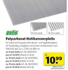 Polycarbonat-Hohlkammerplatte im Angebot bei Hagebaumarkt in Mülheim Polycarbonat-Hohlkammerplatte Angebote bei Hagebaumarkt Mülheim für 10,99 €