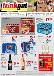 Aktueller Trinkgut Getränkemarkt Prospekt in Prackenbach und Umgebung, "Aktuelle Angebote" mit 4 Seiten, 23.06.2025 - 28.06.2025