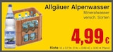 Mineralwasser im Angebot bei RAN in Ulm Mineralwasser Angebote von Allgäuer Alpenwasser bei RAN Ulm für 4,99 €