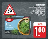 Kräuter im Angebot bei EDEKA in Jena Kräuter Angebote von iglo bei EDEKA Jena für 1,00 €