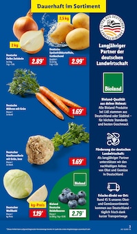 Kartoffeln im aktuellen Lidl Prospekt (Koblenz) Kartoffeln im Lidl Prospekt "LIDL LOHNT SICH" mit 62 Seiten (Koblenz)