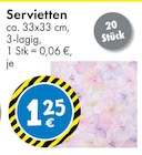 Servietten von  im aktuellen TEDi Prospekt für 1,25 €