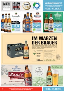 Bier im Finkbeiner Prospekt "DIE DURSTSTRECKE ENDET HIER" mit 10 Seiten (Aalen)