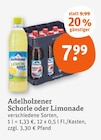Limonade im tegut Prospekt Schorle von Adelholzener im aktuellen tegut Prospekt für 7,99 €