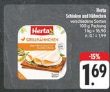 Aktuelles Schinken und Hähnchen Angebot bei EDEKA in Nürnberg ab 1,69 €