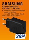 Schnellladegerät EP-T4511, 45 Watt bei expert im Bergisch Gladbach Prospekt für 39,99 €