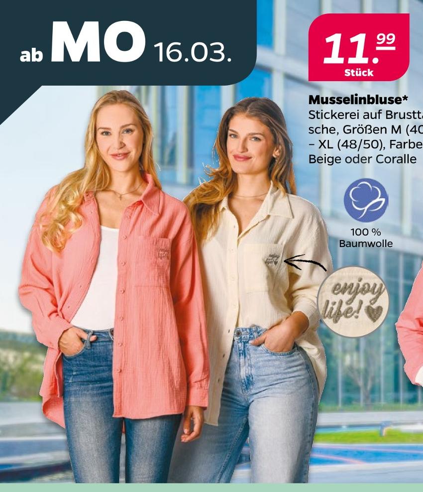 Musselinbluse
