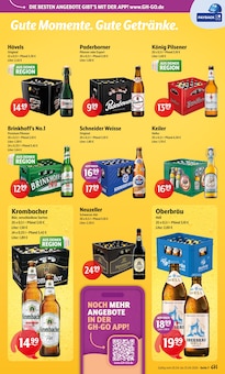 Bier im Getränke Hoffmann Prospekt "Aktuelle Angebote" mit 10 Seiten (Soest)