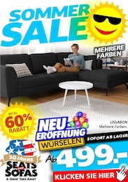 Seats and Sofas Prospekt für Düren: "SOMMER SALE", 1 Seite, 31.07.2024 - 17.08.2024