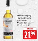 Legacy Highland Single Malt Scotch Whisky bei Trinkgut im St. Leon-Rot Prospekt für 21,99 €