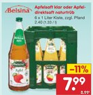 Aktuelle Saft Angebote bei Netto Marken-Discount in Jena Aktuelles Apfelsaft klar oder Apfeldirektsaft naturtrüb Angebot bei Netto Marken-Discount in Jena ab 7,99 €