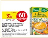 Soupe Douceur 8 Légumes Crème Fraîche Française - Knorr & La Potagère en promo chez Intermarché Super Soupe Douceur 8 Légumes Crème Fraîche Française - Knorr & La Potagère dans le catalogue Intermarché Super