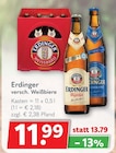 versch. Weißbiere Angebote von Erdinger bei Getränkeland Oranienburg für 11,99 €