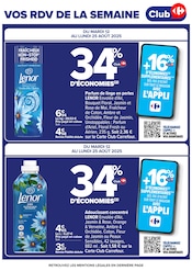 Lenor Angebote im Prospekt "PRODUITS LAITIERS & VÉGÉTAUX !" von Carrefour Lenor Angebote im Prospekt "PRODUITS LAITIERS & VÉGÉTAUX !" von Carrefour auf Seite 5