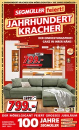 Schrankwand im Segmüller Prospekt "SEGMÜLLER feiert! - Jahrhundert Kracher" auf Seite 1