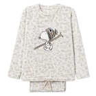 Pyjama snoppy femme - PEANUTS en promo chez Carrefour Vaulx-en-Velin à 16,99 €