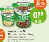 Bio-Sahne Pudding im Angebot bei tegut in Frankfurt Bio-Sahne Pudding Angebote von Andechser Natur bei tegut Frankfurt für 0,99 €
