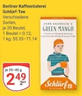 Schlürf-Tee Green Mango Angebote von Berliner Kaffeerösterei bei GLOBUS Altenburg für 2,49 €