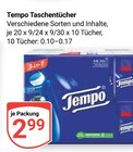 Aktuelles Taschentücher Angebot bei GLOBUS in Offenbach (Main) ab 2,99 €