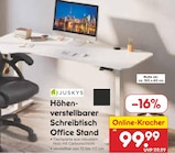 Höhenverstellbarer Schreibtisch Office Stand im Netto Marken-Discount Prospekt Höhenverstellbarer Schreibtisch Office Stand von Juskys im aktuellen Netto Marken-Discount Prospekt für 99,99 €