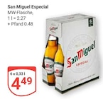 Especial im Angebot bei GLOBUS in Weimar Especial Angebote von San Miguel bei GLOBUS Weimar für 4,49 €