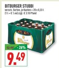 Stubbi im Angebot bei Marktkauf in Paderborn Stubbi Angebote von Bitburger bei Marktkauf Paderborn für 9,49 €