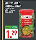 Erbsen Angebote von Müller's Mühle bei Marktkauf Haltern am See für 1,29 €