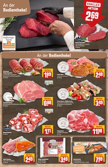 Hackfleisch im aktuellen REWE Prospekt (Herne) Hackfleisch im REWE Prospekt "Dein Markt" mit 38 Seiten (Herne)