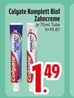 EDEKA - Komplett 8in1 Zahncreme Angebot im Prospekt Komplett 8in1 Zahncreme bei EDEKA im Prospekt "" für 1,49 €
