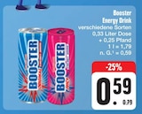 Energy Drink Angebote von Booster bei E center Erlangen für 0,59 €