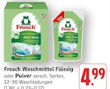 Waschmittel Flüssig Aloe Vera Angebote von Frosch bei EDEKA Heidenheim für 4,99 €
