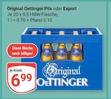 Pils Angebote von Original Oettinger bei GLOBUS Oberursel für 6,99 €