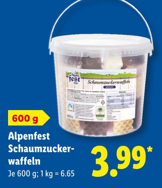 Schaumzuckerwaffeln