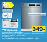 BDUN15430X  Unterbau-Geschirrspüler bei EURONICS im Zittau Prospekt für 349,00 €