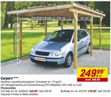 Carport im Angebot bei toom Baumarkt in Krefeld Carport Angebote bei toom Baumarkt Krefeld für 249,99 €