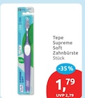 Supreme Soft Zahnbürste von Tepe im aktuellen budni Prospekt