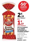 Petits Chinois à la Crème Pâtissière - LA FOURNEE DOREE dans le catalogue U Express